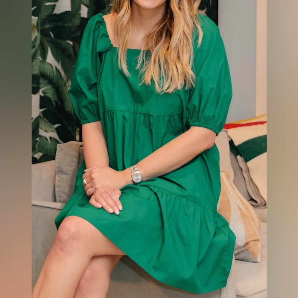 Green Babydoll Dress by Grace Atwood for Amazon the Drop